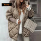 💥Winterschlussverkauf👉🔥Damen Midi parka with knitted sleeves❄️💝