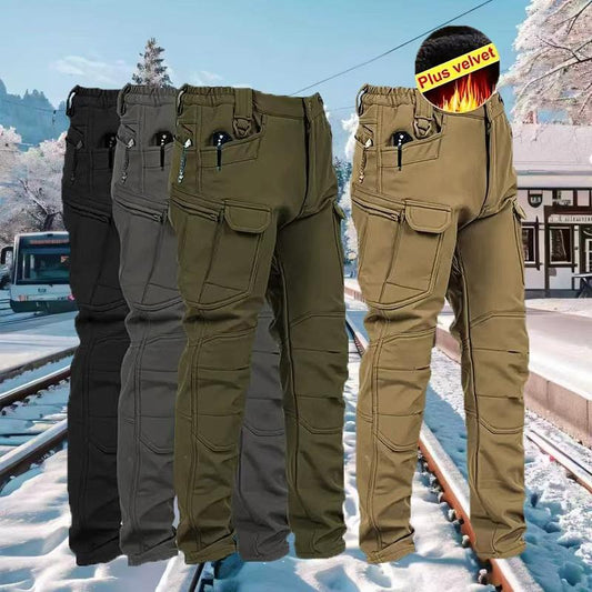 ⏳ LETZTER TAG DES VERKAUFS – 50 % RABATT! 🔥 Wasserdichte und warme Outdoor-Militär-Taktikhosen für Herren❄️☔