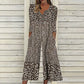 💥Letzter Tag des Verkaufs: 49% RABATT💃Bedruckter V-Ausschnitt Jumpsuit mit Seitentaschen
