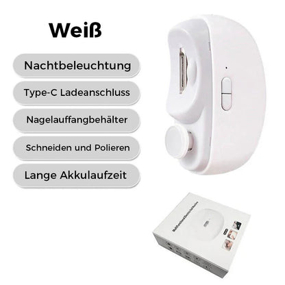 🔥Letzter Tag: 50 % Rabatt🔥👧 3 in 1 Elektrische Nagelknipser und Polierer ✨ Sicher und praktisch für alle!