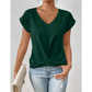 ✨Heißer Verkauf 50% Rabatt👚Lässiges Kurzarm-Elegant V-Ausschnitt-Twist-Shirt