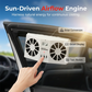 📢 50% RABATT!! ⏰🚗Solarbetriebener Auto-Abluftventilator – Doppel-Turbo-Belüftung & Temperaturanzeige☀️